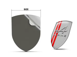 Alpina Pegatinas Logo Negocio Profesional Diseño Resistente